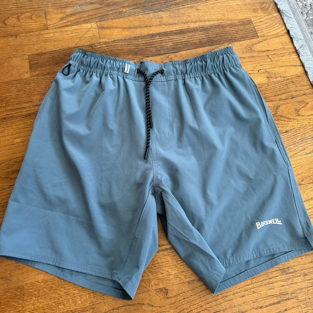 Birdwell Beach Britches Small Men's Board Shorts Grey / Blue